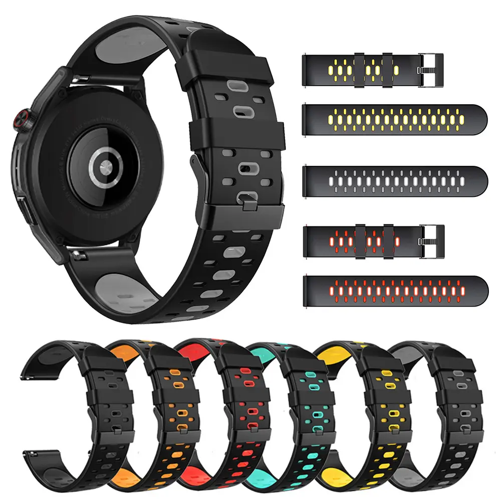 New Arrival 22mm Silicone Watch Strap For Xiaomi Huami Amazfit GTR 47mm/GTR 2 2e/GTR 3 Pro Smart Watch Band