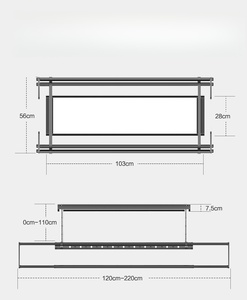 Tendedero eléctrico inteligente para balcón con pantalla completa y luz, tendedero telescópico inteligente para ropa - Product Image 6