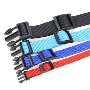 Collier pour chien en nylon réglable et personnalisable <span class=keywords><strong>Hellomoon</strong></span>, style moderne et doux, logo personnalisé, motif uni, fermeture à boucle, toutes saisons - Product Image 3