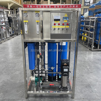 1000LPH 1 T/H acier inoxydable osmose inverse système Purification de l'eau faisant RO traitement de l'eau Machine pompe PLC pour Filtration