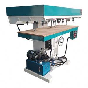 Máquina de Fresado Vertical Multieje, Mesa de Grabado para Trabajar la Madera, Máquina de Perforación Multihusillo Ajustable para Perforaciones Precisas - Product Image 3