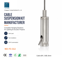 Pince à câble à extrémité cylindrique avec sortie latérale réglable, finition argentée, pour affichage en magasin, fournisseur OEM