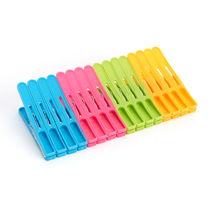 Pince à linge en plastique avec crochet, résistante à la rouille, pinces à serviettes en plastique pour empêcher la <span class=keywords><strong>serviette</strong></span> de s'envoler et dans la vie quotidienne - Product Image 3