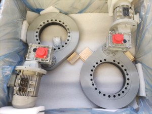 Worm Gear slewing Drive wea17 với động cơ thủy lực 24V DC động cơ điện cho máy xúc xoay xô nghiêng rotator - Product Image 6