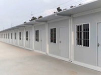 Maison mobile préfabriquée détachable personnalisée, petite maison, expédition rapide, construction préfabriquée, maison en conteneur à plat