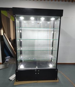 Vitrina de Vidrio de 72 Pulgadas con Luz LED para Exhibición de Productos de Tienda de Cigarrillos, Directo de Fábrica - Product Image 1