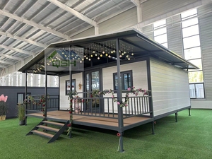 บ้านสำเร็จรูปคุณภาพสูง ห้องสวนสำเร็จรูป หลังคาแบน บ้านคอนเทนเนอร์แบบขยายได้ - Product Image 2