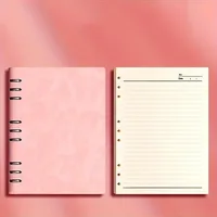 Cuaderno Premium Personalizable B5 de 9 Anillas, Multifuncional, Elegante, de Cuero PU, para Oficina, Papelería, Regalo Duradero