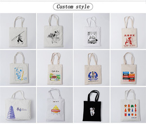 Sacs de shopping personnalisés en gros, MOQ faible, sacs en <span class=keywords><strong>toile</strong></span> de coton biologique bon marché avec logo imprimé personnalisé - Product Image 6