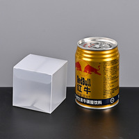 Cube 5x5 pouces PVC emballage acétate carré PET boîte-cadeau boîtes en plastique transparentes pour bonbons cadeaux faveurs