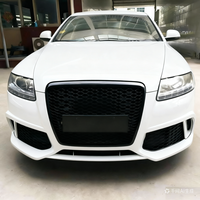 Ensemble de pare-chocs avant pour Audi A6 S6 C6, style RS6, avec calandre noire, pour Audi A6 S6 C6 2009 2010 2011 2012