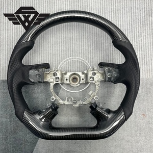 <span class=keywords><strong>Volant</strong></span> de voiture personnalisé en fibre de carbone véritable de style sportif pour Mitsubishi Pajero Triton Montero V73 V77, amélioration de l'intérieur automobile - Product Image 3