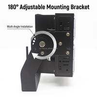 Projecteur d'extérieur RGB+Blanc 150W à mât haut avec télécommande pour Jardin, Parc, Bar, Fête, Club de Plage, Mariage, Aménagement Paysager Extérieur