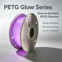 Filament PETG Luminescent Haute Résistance aux Chocs Enroulement Soigné Sans Bulles Matériau d'Impression 3D FDM pour Œuvres d'Art