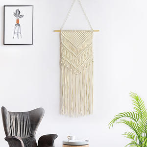 Decoración de macramé para el hogar, colgante de pared hecho a mano, elegante, bohemio - Product Image 3