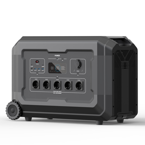 Solar Portable Power Station 3600W 3072WH <b>Battery</b> Pure Sine Wave MPPT Solar <b>Rechargeable</b> Backup Power FD-S03-3600W Solar Energy - Product Image 2