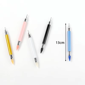 ชุดอุปกรณ์ปักเพชรแบบ DIY พร้อมปากกาเจาะเพชร 5 สีใหม่ หัวแว็กซ์  พร้อมเข็มและหัวปากกา - Product Image 3