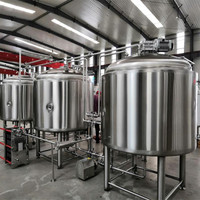 Équipement de brassage de bière haut de gamme 1000L 10BBL avec pompe PLC et cuve sous pression pour micro-brasserie