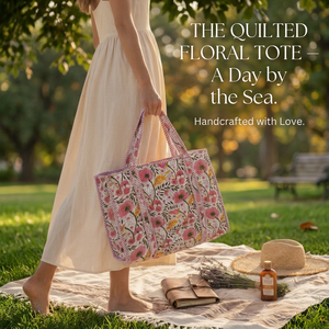 Bolso tote de algodón acolchado con estampado de leopardo, estilo nacional, con asa larga, hecho a mano en India, para mujer, de verano, con estampado de bloques hechos a mano. - Product Image 3