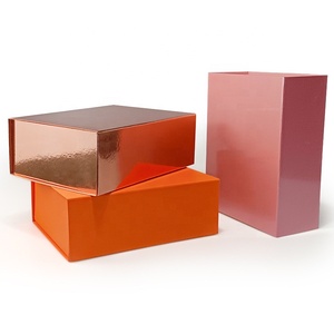 Tùy chỉnh logo mới sang trọng giấy cứng nhắc bao bì các tông gấp đóng cửa từ hộp quà tặng - Product Image 2