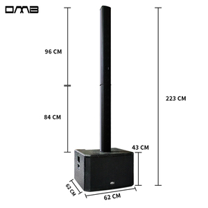 Active Professional 360W Portable 8-inch <strong>Outdoor</strong> Sound System DJ Stage Events Genre <strong>Speakers</strong> - Product Image 2