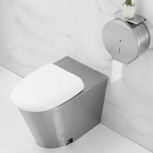 Inodoro Moderno de Acero Inoxidable 304 de Una Pieza, Montado en el Suelo, Resistente a Vandalismo, Alta Seguridad para Baños Públicos, Prisiones y Centros de Detención - Product Image 3