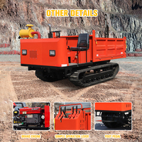 Petit Dumper sur chenilles 6ton Amphibie Dumper Carrier Camion sur chenilles à vendre