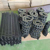 Chaîne porte-câbles flexible en plastique, chemin de câbles flexible, chaîne de protection de câbles