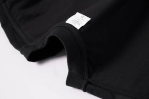 T-shirts 100% coton personnalisés des fabricants OEM T-shirts pour hommes en tissu tricoté régulier anti-rides à manches longues - Product Image 3