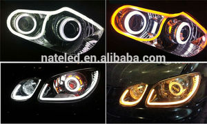 Nueva Generación Flexible Led DRL Auto luz Led Flexible Ángel lágrima de los <span class=keywords><strong>ojos</strong></span> - Product Image 4