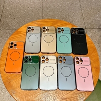 Objectif d'appareil photo grand angle à mise au point automatique pour iPhone 17 18 Pro, coque magnétique en verre pour iPhone 13 14 15 16