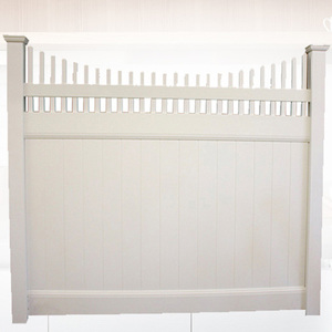 6ft 8ft Extérieur Jardin En Plastique PVC Vinyle Treillis Intimité Clôture Panneau Pour Supermarché Vente - Product Image 4