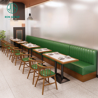 Chinois personnalisé carré café thé boutique chêne bois marbre commercial café restaurant meubles stand siège table et chaise ensemble