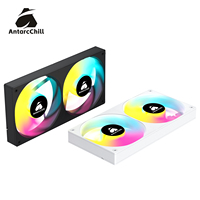 Kipas Casing AntarcChill Factory Direct 240mm Performa Tinggi Kecepatan Tinggi 2000 RPM Kebisingan Rendah Unit Kipas Ganda