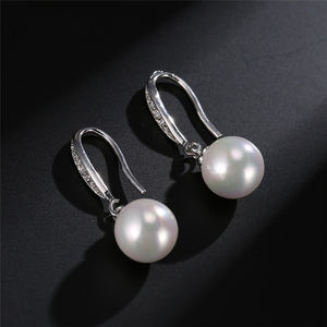 ต่างหูแบบติดหู RAKOL EP083 ขายส่ง ต่างหูเพชร CZ รุ่นใหม่ปี 2021 เครื่องประดับทองคำแท้ 18K - Product Image 1