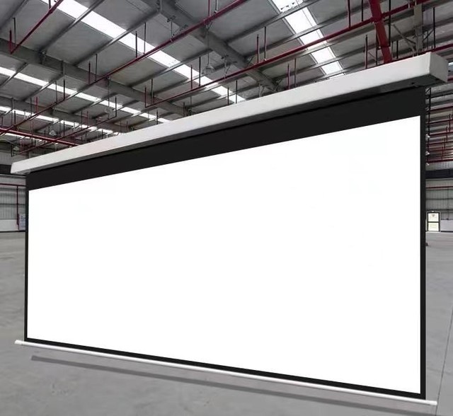 Factory Wholesale Electric Remote Projector Screen 300 Inch 16:9 High Definition Screen Anti-Light Lifting Projection Screen