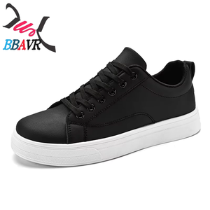 Zapatillas Casuales para Hombre, Transpirables, Negras y Blancas, con Plantilla de PU, Modernas, con Punta Cerrada, Cómodas y Elegantes - Product Image 4