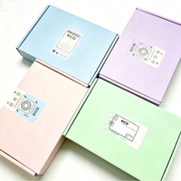 Caja Rígida para Avión en Color Pastel Personalizado, Cierre Magnético, Laminación Mate, Grabado UV, Materiales Reciclables, Diseño de Logotipo Personalizado