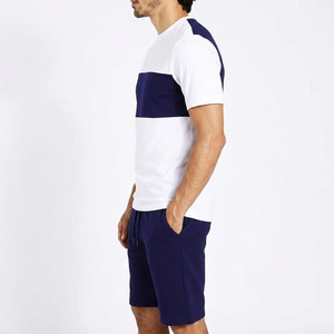 Comfortable Stylish Casual Mens T Shirt and Shorts <b>Set</b> Breathable Short Sleeve 100% Cotton Summer High Quality Men <b>Twin</b> <b>Sets</b> - Product Image 4