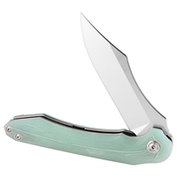 Couteau pliant en acier inoxydable, couteau de tous les jours, lame tranchante, outil de camping, randonnée, plein air, couteau de poche en acier D2, manche en G10