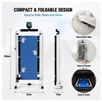 Caminadora Manual Plegable Ultraligera de 12.5 kg ZB-WTP-3, Plataforma para Caminar Portátil que Ahorra Espacio, Debajo de la Cama o en el Maletero, para Ejercicio en Casa