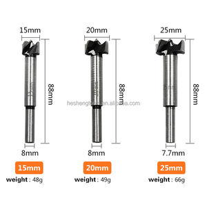 Charnière <span class=keywords><strong>de</strong></span> <span class=keywords><strong>centrage</strong></span> pour le travail du bois HSS, 5 pièces, forets Forstner pour le perçage du bois - Product Image 4