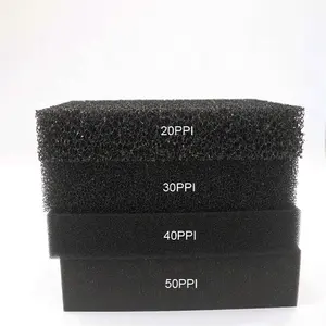 Black PPI 20/30/45 150X200X2/4/5cm aquarium filter foam sponge for filter fish farming pool foam/hydroponic water