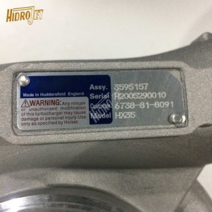 อะไหล่เครื่องยนต์ HIDROJET PC200-7 Hx35 Turbo 3595157 เทอร์โบชาร์จเจอร์ 6738-81-8091 สำหรับ 6D102 - Product Image 2