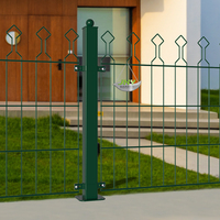 Panneau de clôture en treillis soudé à double fil décoratif extérieur de haute qualité de 1162mm