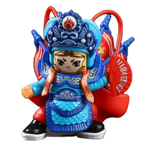 Wholesale Custom Collection Cartoon PVC Toy Statue Plastic Mini Sichuan Opera Face Changing Doll Action Figure