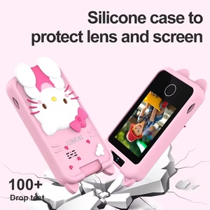 Cámara Infantil Multifuncional con Lente Giratoria, Grabadora de Video 1080P con Reproductor de MP3 y Juegos de Rompecabezas Educativos para Niños y Niñas - Product Image 6
