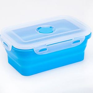 USSE Hot Selling Collapsible Silicone Lunch <b>Boxes</b> Microwave Silicone Food <b>Storage</b> Container - Product Image 2