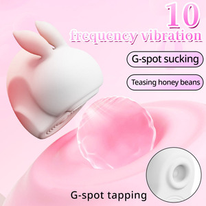 Vibrador Conejo con 10 Frecuencias de Vibración Intensa, Estimulador de Succión para Mujeres, Juguete Sexual para Masturbación Femenina - Product Image 4
