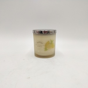 Nến thơm nghệ thuật sáp đậu nành Citta, thủy tinh mờ, nhãn hiệu riêng, mùi trái cây, nến sang trọng, màu trắng mờ - Product Image 3